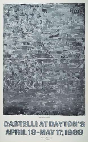 Jasper Johns born 1930 in Augusta, Georgia, 'Two Flags'