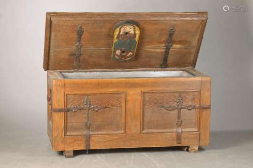 Baroque chest, Southern Germany 1850, softwoodon frame