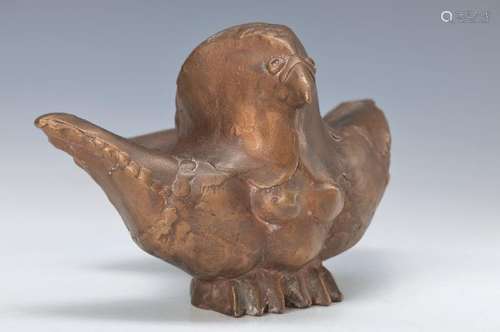 Gernot Rumpf, born 1941, Kaiserslautern, bird,bronze