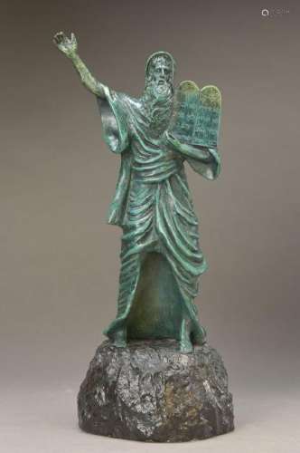 Sculpture, German, 2. H. 20. th c.., Moses with the