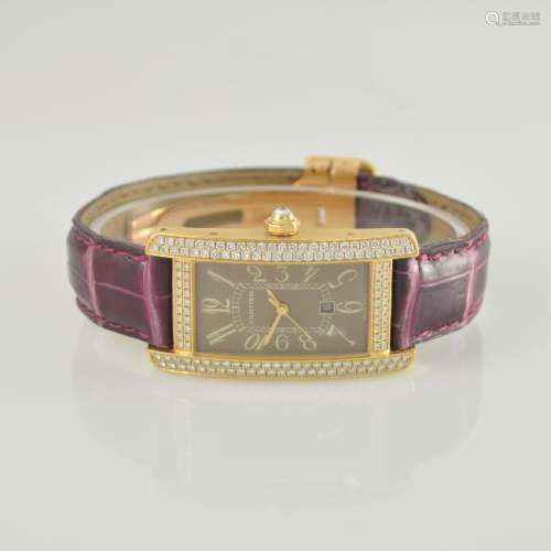 CARTIER 18k gold, factory diamonds set Tank Americaine