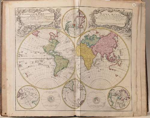 Atlas with 50 cards, Homan's heirs, c. 1746, colored