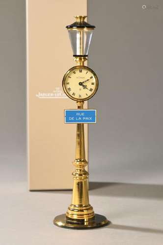 Jaeger LeCoultre table clock, 'Rue de la Paix'