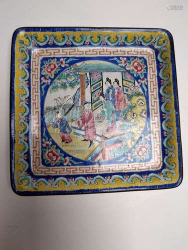 Small enamelled dish from Beijing \nEnamelled metal…