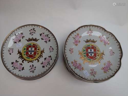 Macau, lot of 21 20th century plates \nSino Portugu…