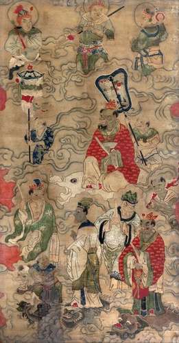 Taoist painting, Ming era \nTempera painting marouf…