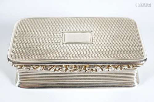 SILVER REGENCY SNUFF BOX