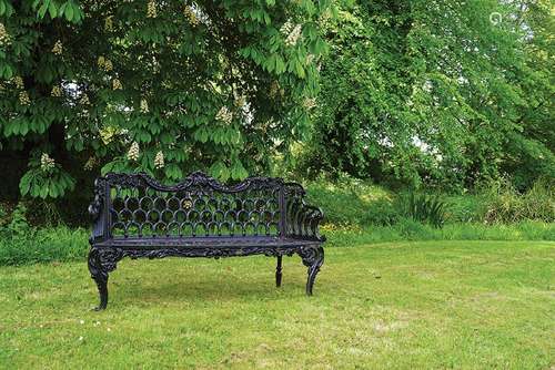 CAST IRON GARDEN SEAT