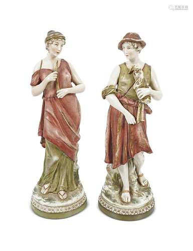 PAIR OF CZECHOSLOVAKIAN FIGURES