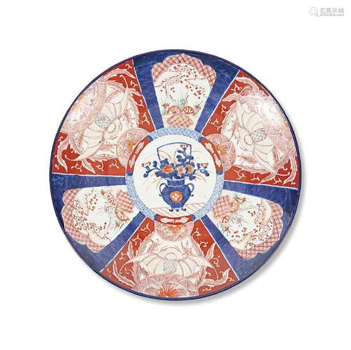 LARGE 19TH CENTURY IMARI CHARGER