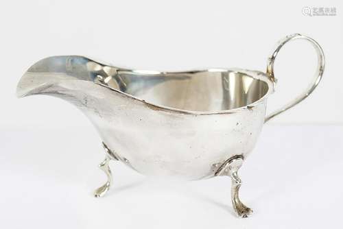 SILVER SAUCE BOAT