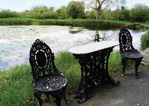 CAST IRON GARDEN TABLE