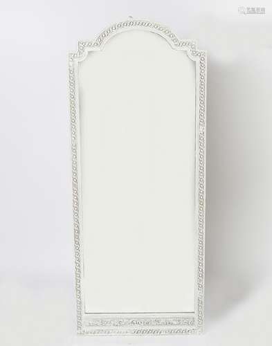 PAIR OF 19TH-CENTURY GUILLOCHE PIER MIRRORS