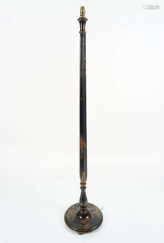 EDWARDIAN LACQUERED STANDARD LAMP