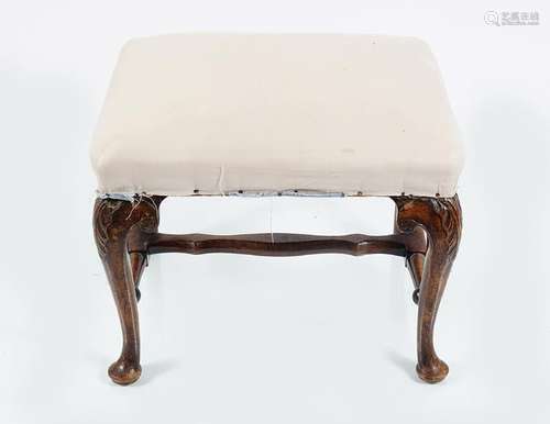 19TH-CENTURY WALNUT STOOL