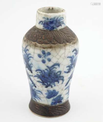 CHINESE CRACKLE WARE VASE