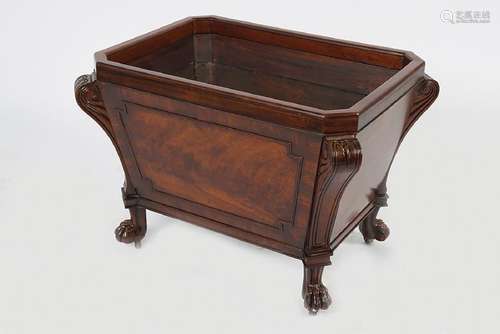 REGENCY PERIOD MAHOGANY LOG BOX