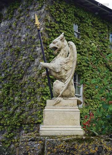 19TH-CENTURY MOULDED STONE SCULPTURE