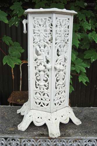 19TH-CENTURY CAST IRON STICK STAND