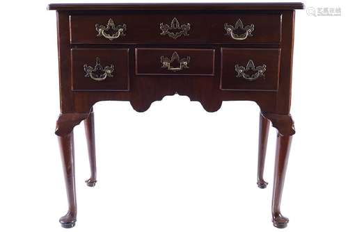 GEORGE II PERIOD MAHOGANY LOW BOY