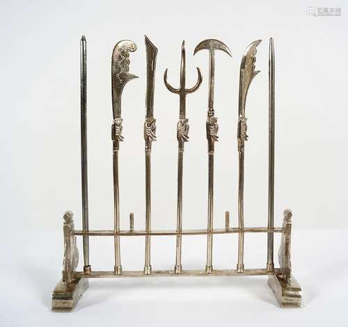 CHINESE COCKTAIL STICK STAND, LATE 19TH-CENTURY