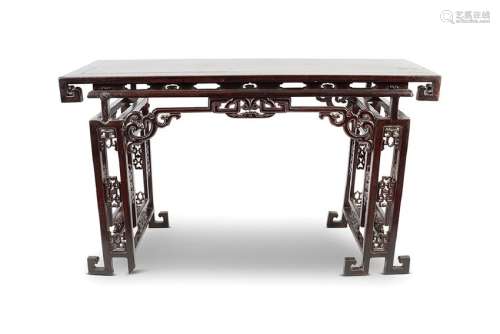 CHINESE QING HARDWOOD ALTAR TABLE