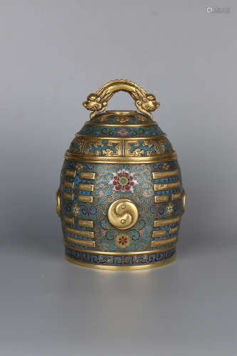 A Chinese Cloisonné Bell