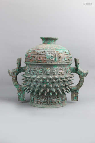 A Chinese Bronze Incense Burner