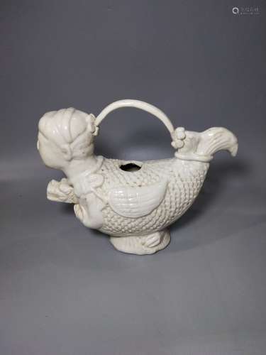 A Chinese Ding-Type Porcelain Tea Pot