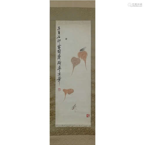 A Chinese Scroll Painting on Paper