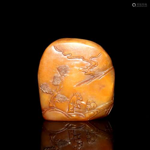 A Chinese Carved Shoushan Seal