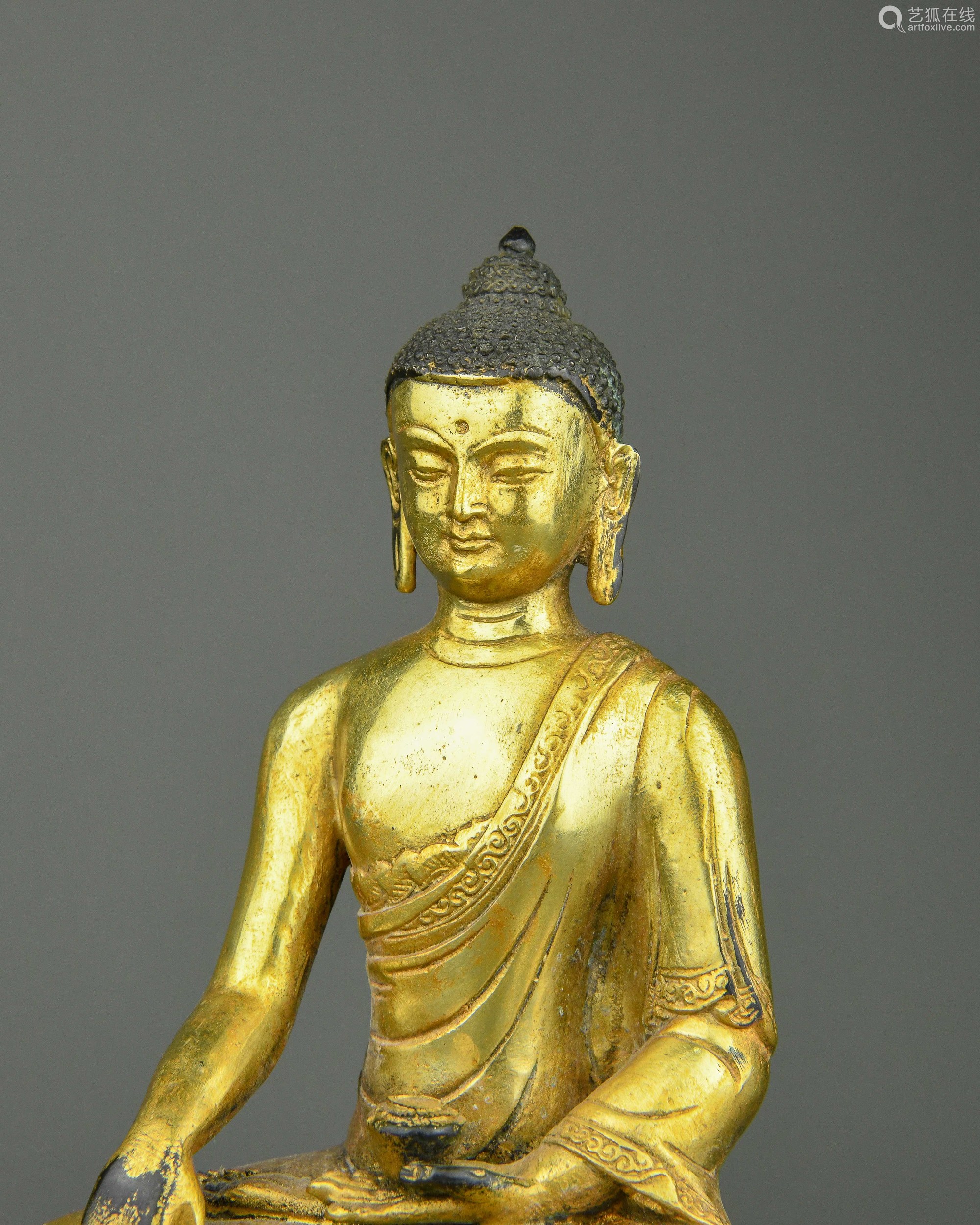 A Chinese Gilt Bronze Buddha－【deal Price Picture】