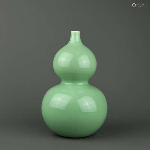 A Chinese Celadon Porcelain Double Ground Vase