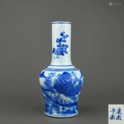 A Chinese Blue and white Porcelain Vase