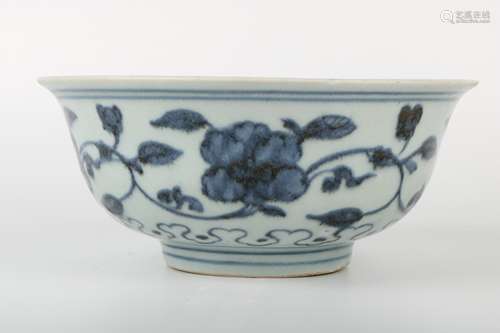 A Chinese Blue and White Porcelain Bowl