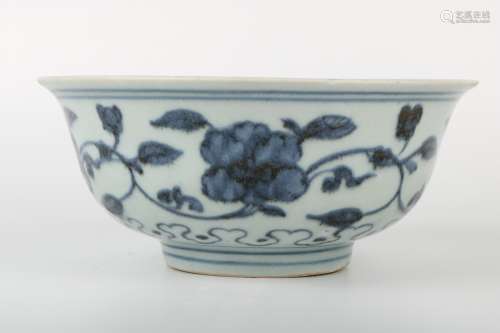 A Chinese Blue and White Porcelain Bowl