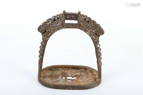 A Chinese Iron Stirrup