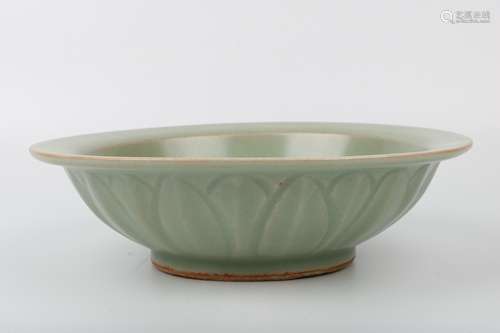 A Chinese Celadon Porcelain Brush Washer