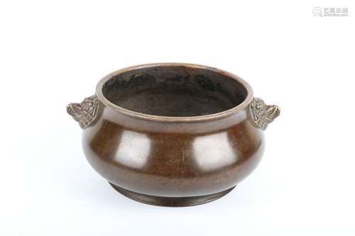 A Chinese Bronze Incense Burner