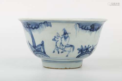 A Chinese Blue and White Porcelain Bowl