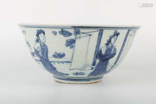 A Chinese Blue and White Porcelain Bowl