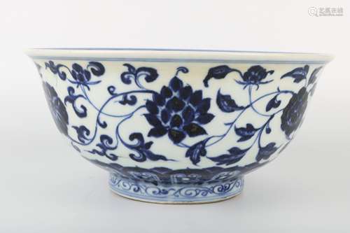 A Chinese Blue and White Porcelain Bowl