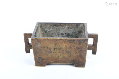 A Chinese Bronze Incense Burner