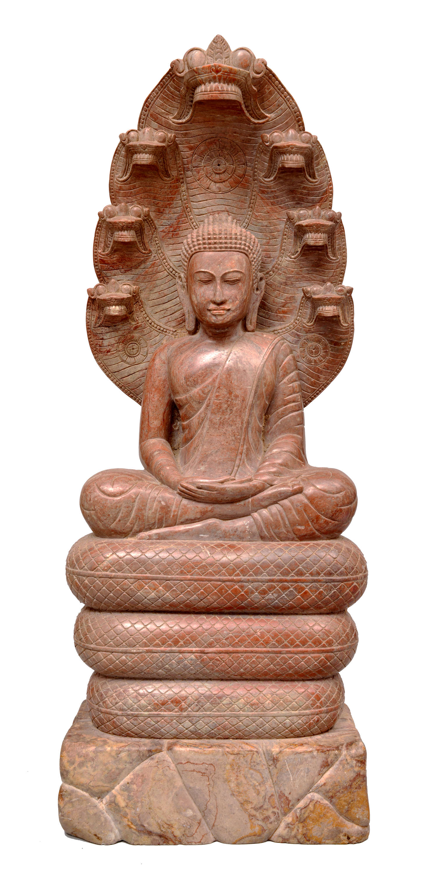 清 寿山石雕佛像