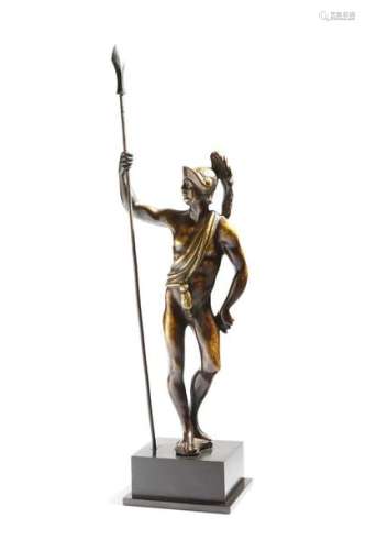 A Flemish bronze figure of Mars the Roman God of W…