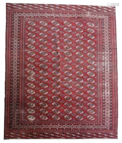 A Tekke Turkmen main carpet, Turkmenistan, first h…