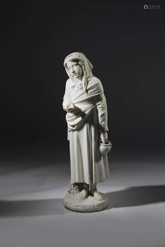 A late 19th century Italian marble figure of a you…