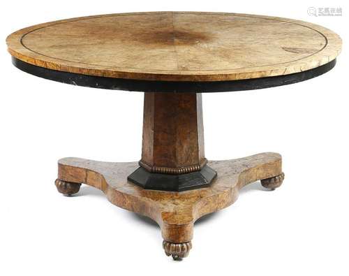 A George IV Welsh burr oak breakfast table by Will…