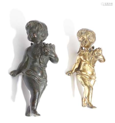 Two bronze figures of Cupid in the manner of Andre…