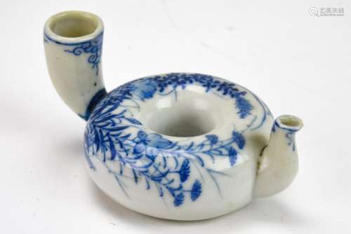 Chinese Blue & White Porcelain Water Dropper